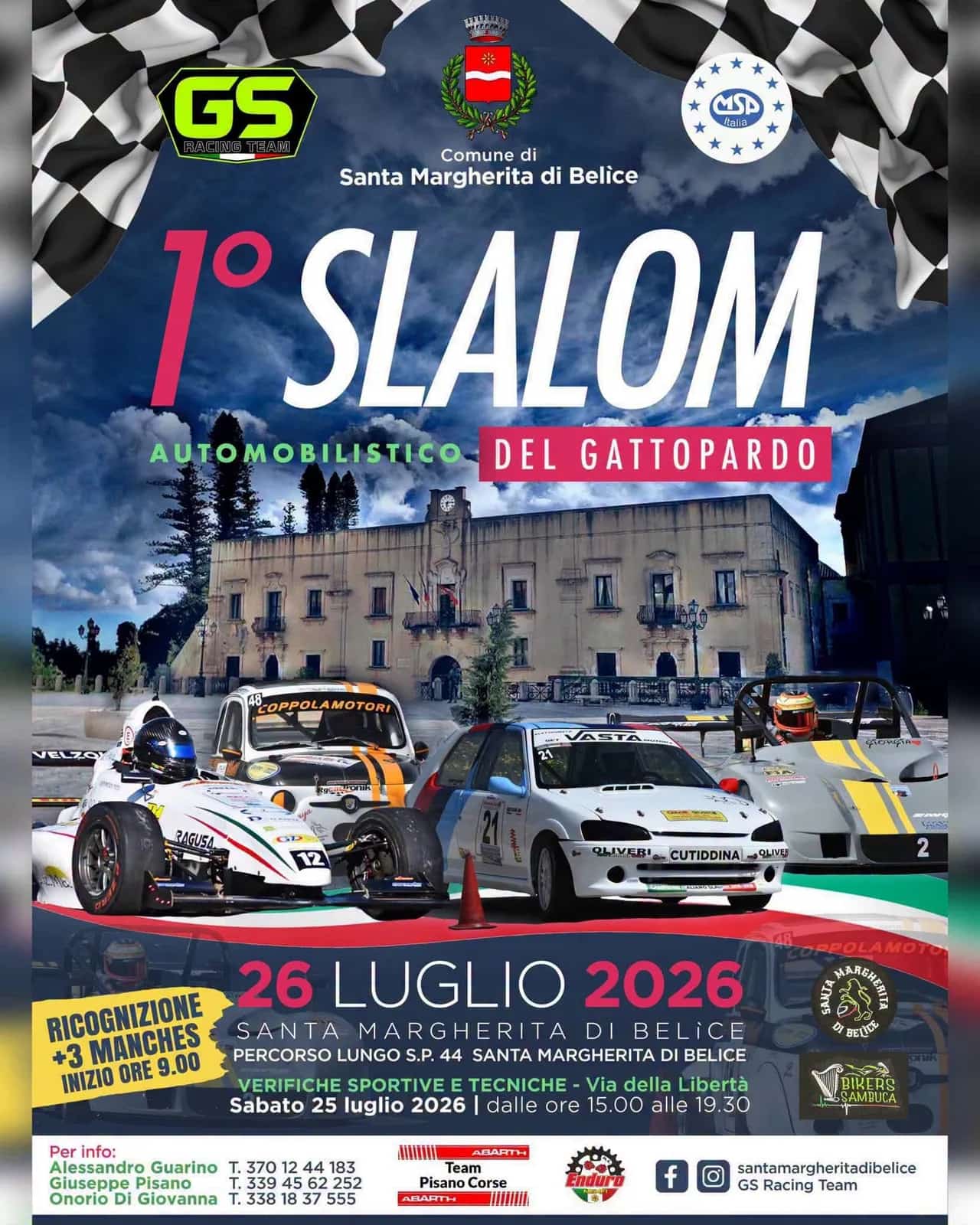 1° Slalom Automobilistico del Gattopardo 2026