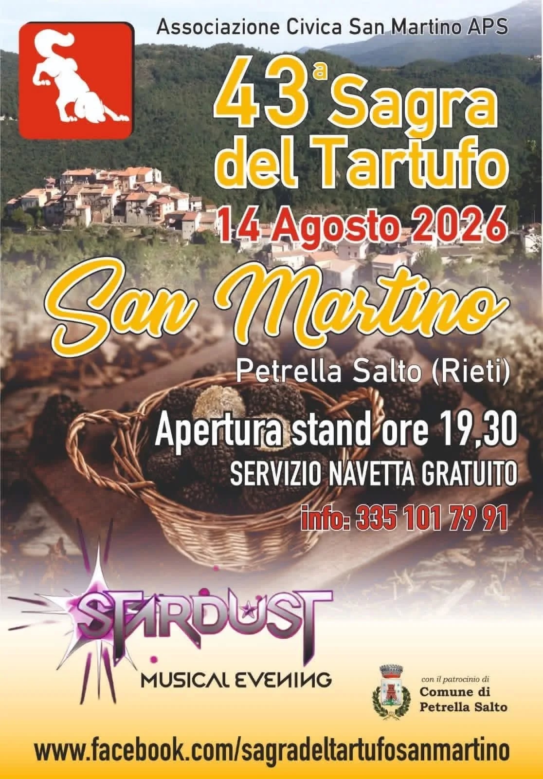 43ª Sagra del Tartufo 2026