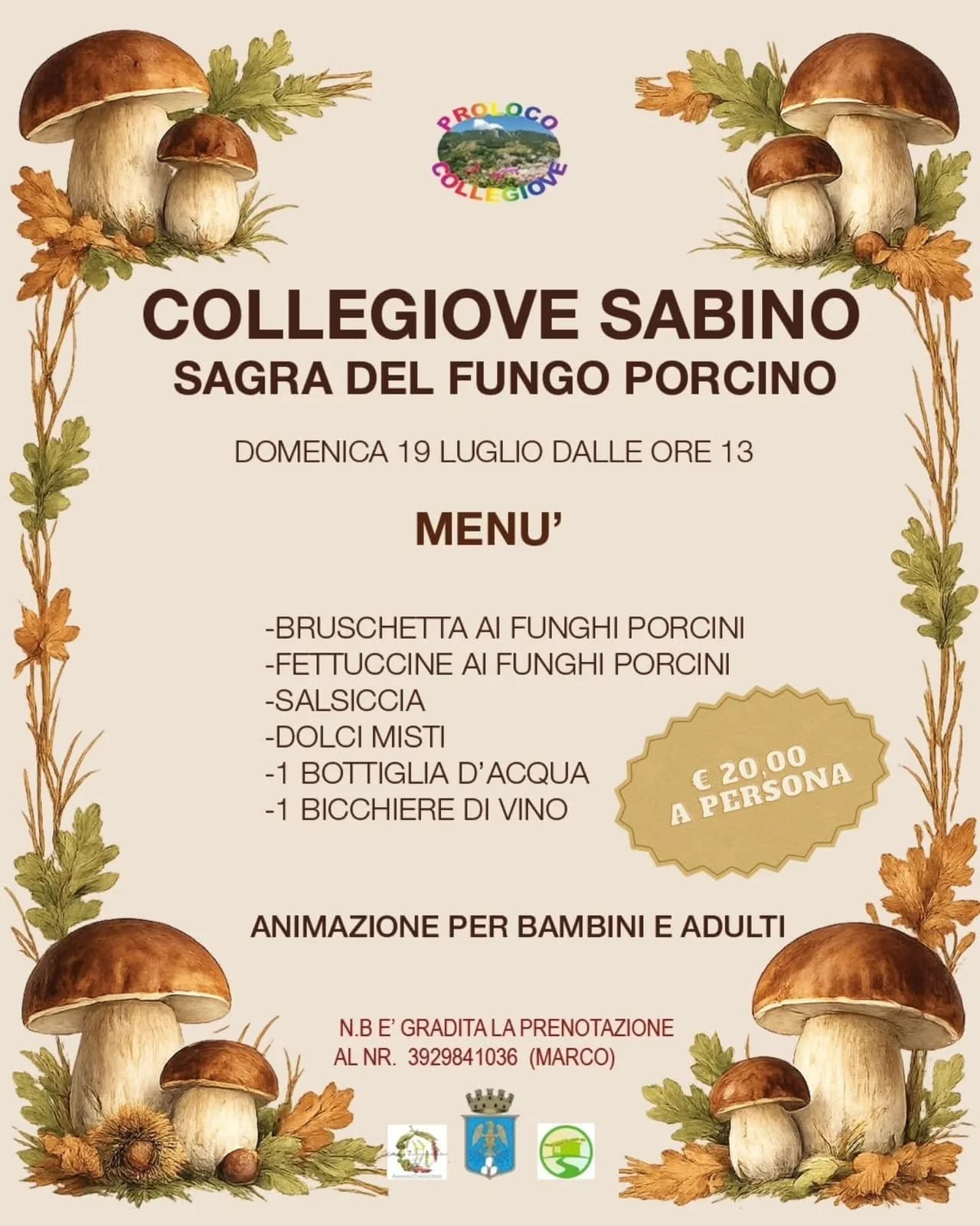Sagra del Fungo Porcino 2026