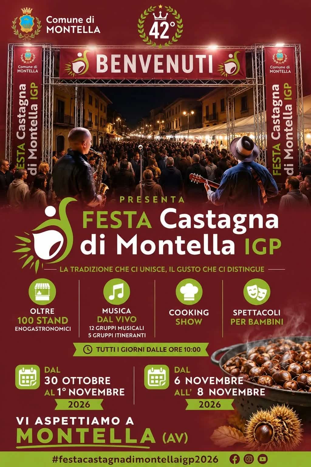 Festa Castagna di Montella IGP 2026