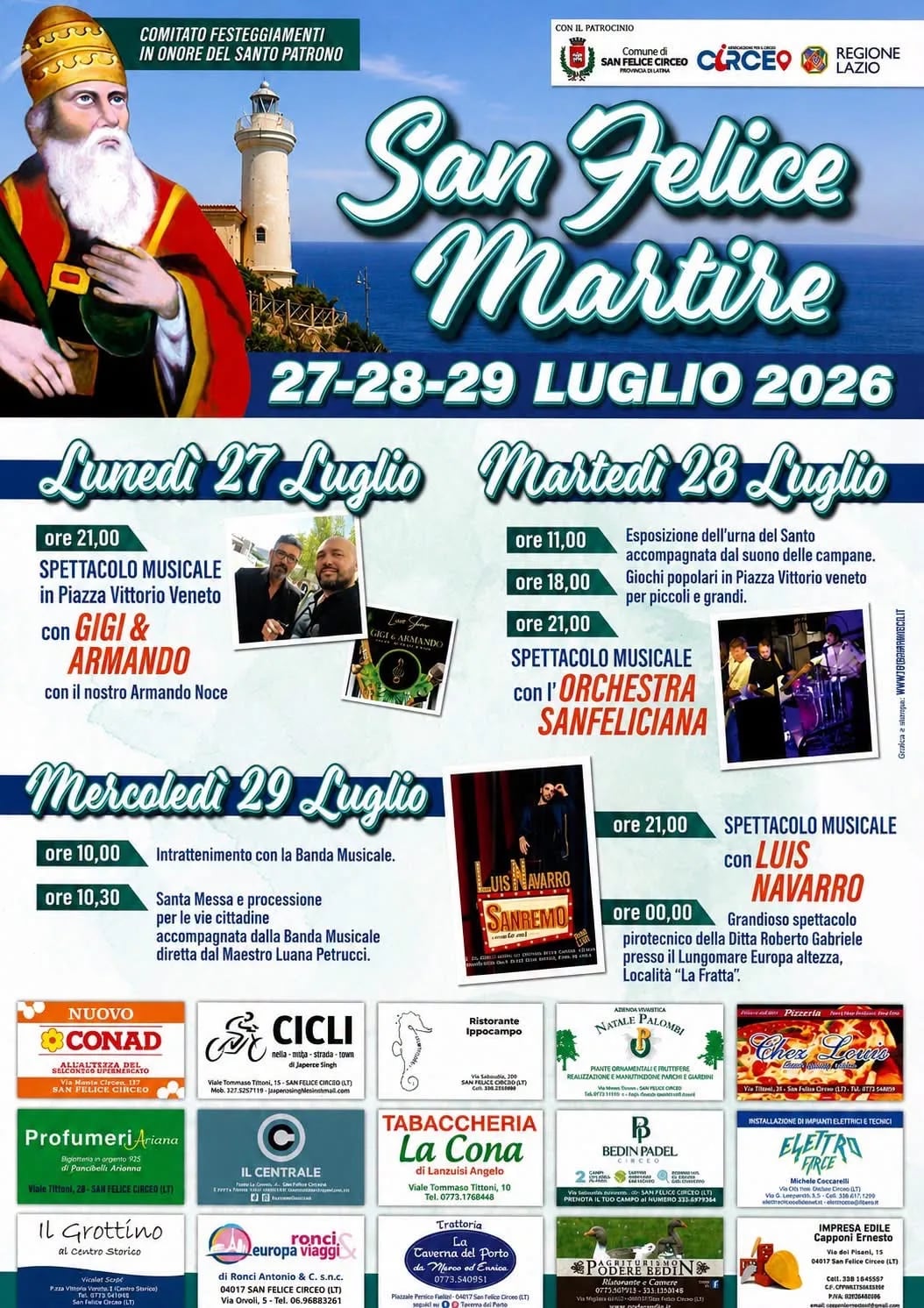 Festa di San Felice Martire 2026