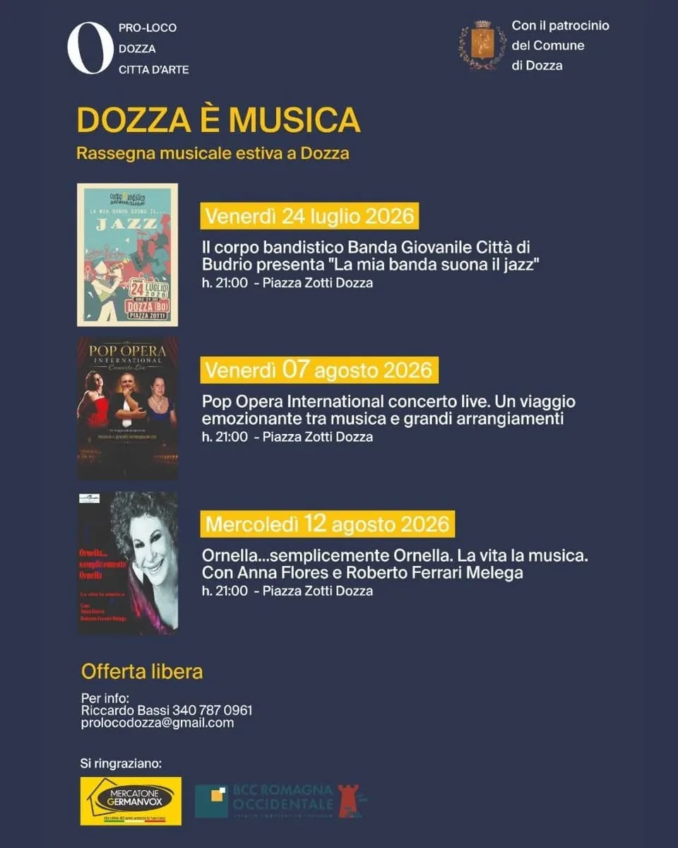 La mia banda suona il jazz — Dozza è Musica 2026