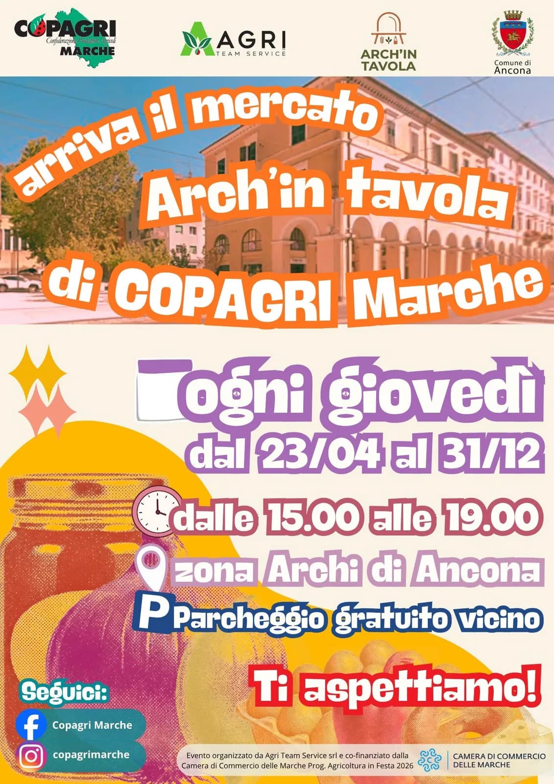 Mercato Arch'in Tavola di Copagri Marche 2026