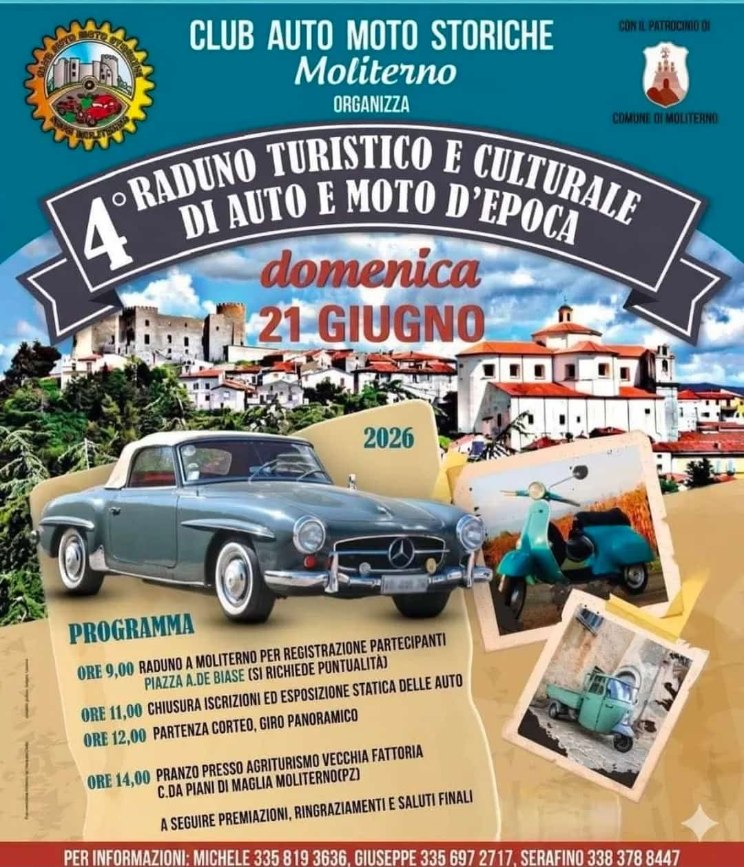 Raduno Turistico e Culturale di Auto e Moto d'Epoca 2026