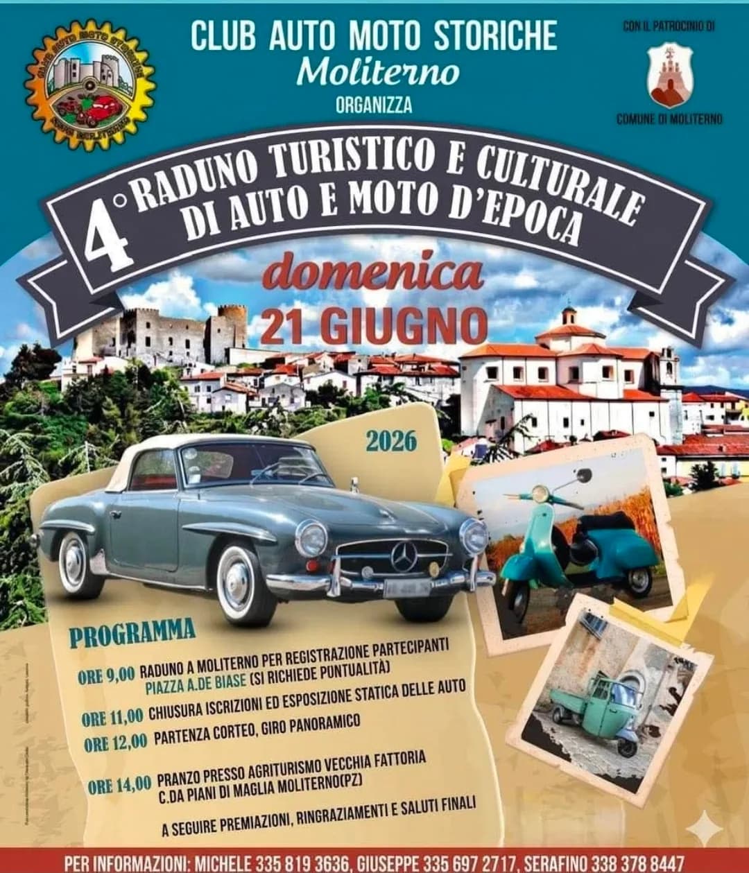 Raduno Turistico e Culturale di Auto e Moto d'Epoca 2026