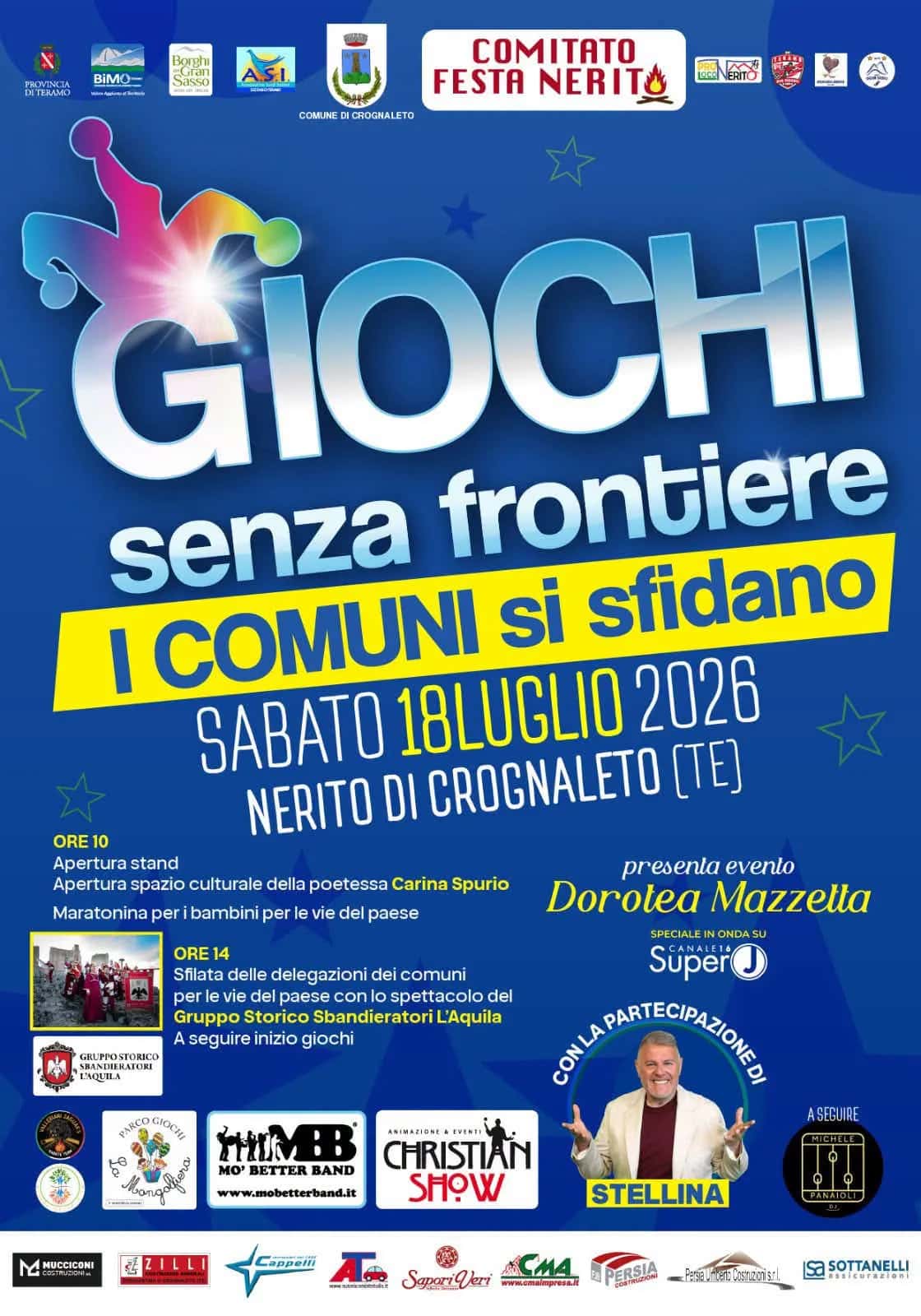 Giochi senza frontiere 2026 a Nerito di Crognaleto