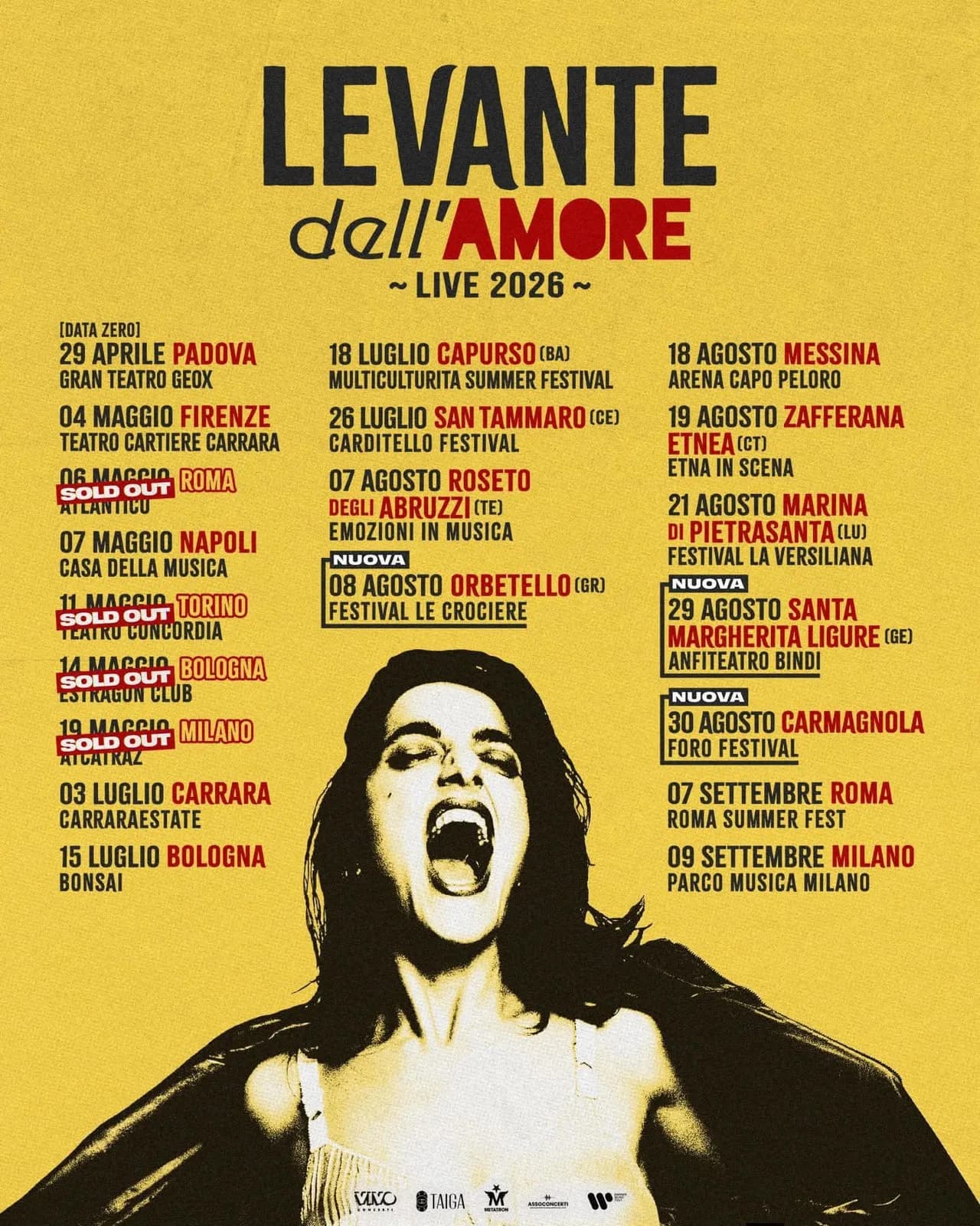 LeVant dell'Amore - Live 2026 - Zafferana Etnea