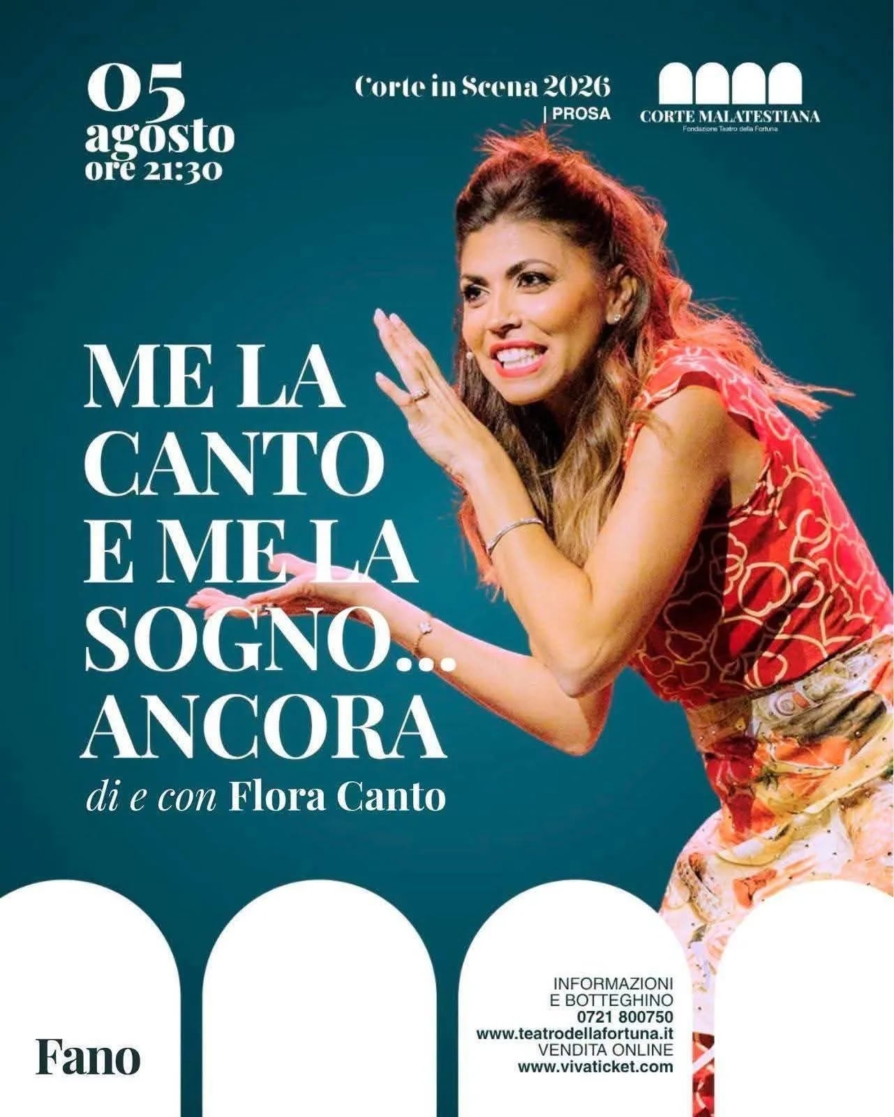 Locandina Corte in Scena 2026 - Me la canto e me la sogno... ancora a Fano (Pesaro e urbino)