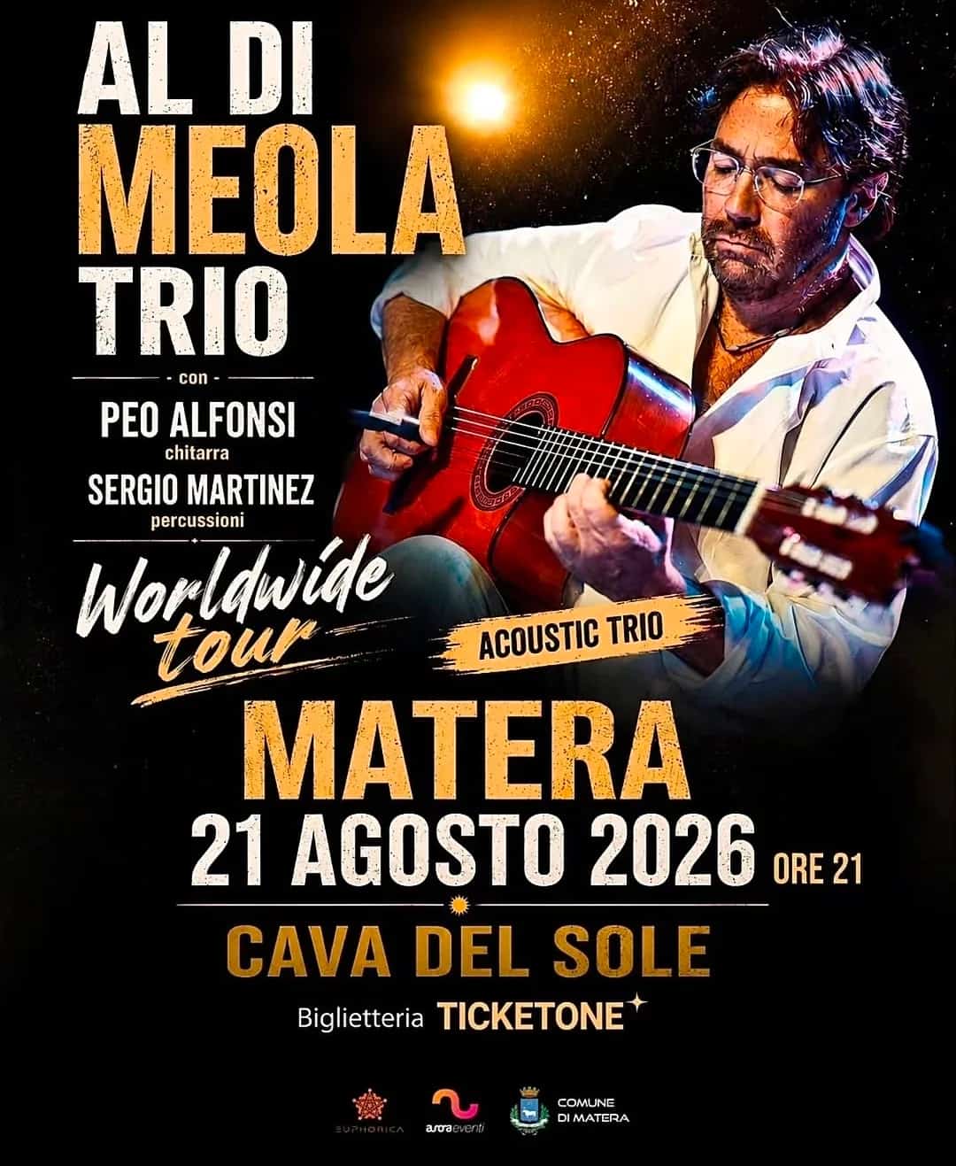 Al Di Meola Trio Matera 2026