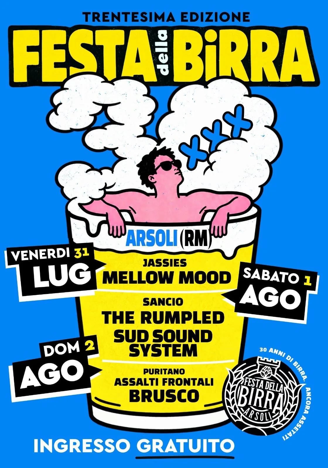 30ª Festa della Birra Arsoli 2026