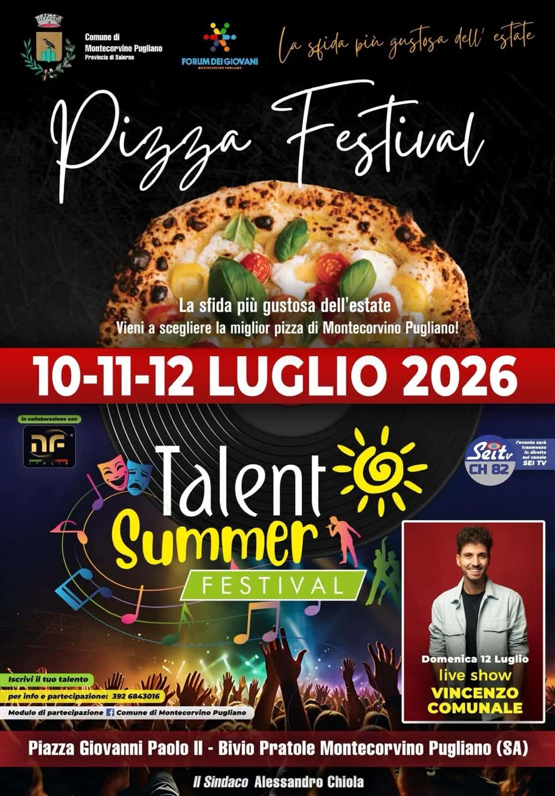 Pizza Festival 2026 a Montecorvino Pugliano