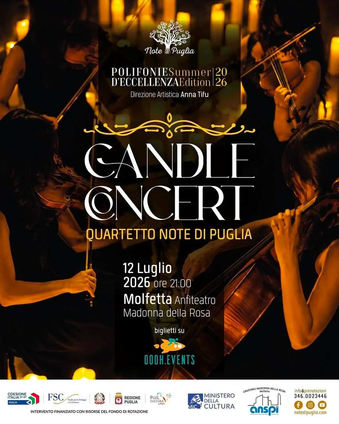 Candle Concert 2026 - Quartetto Note di Puglia