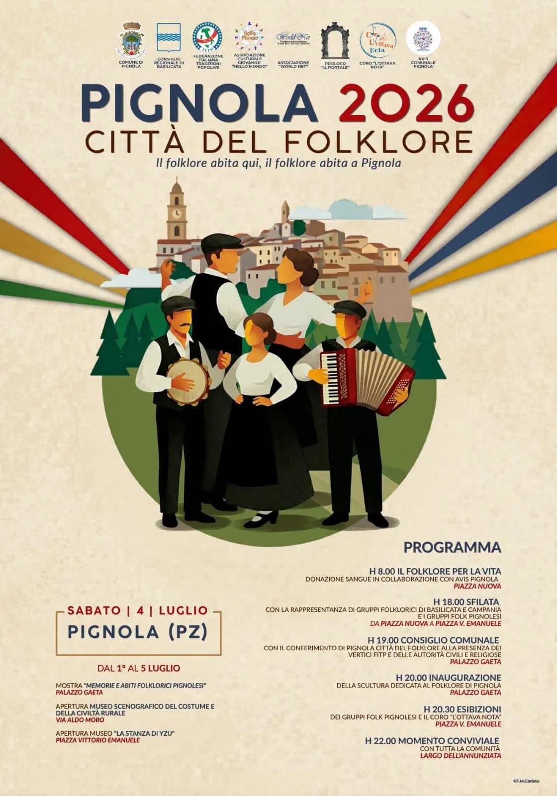 Pignola Città del Folklore 2026
