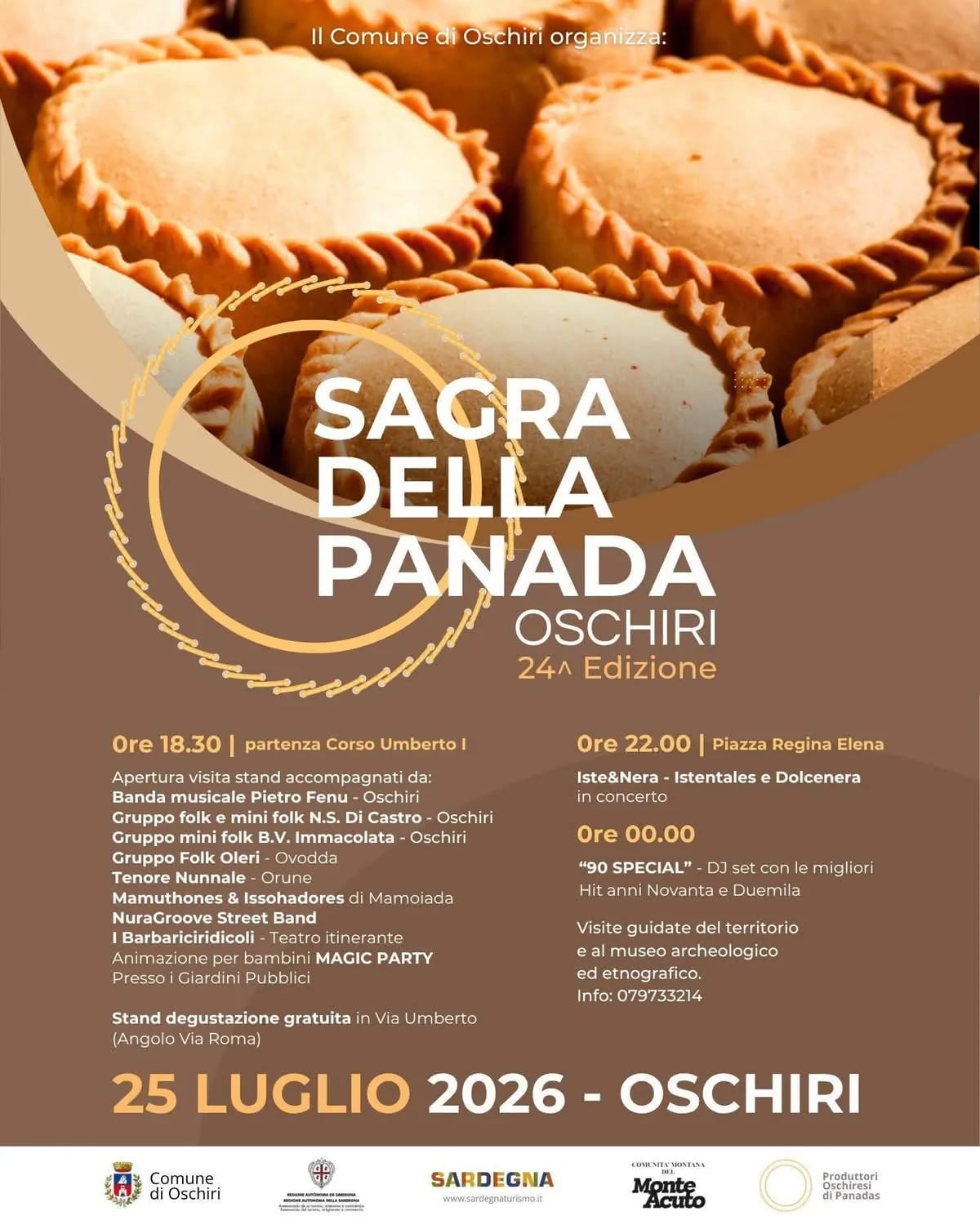 24ª Sagra della Panada Oschiri 2026