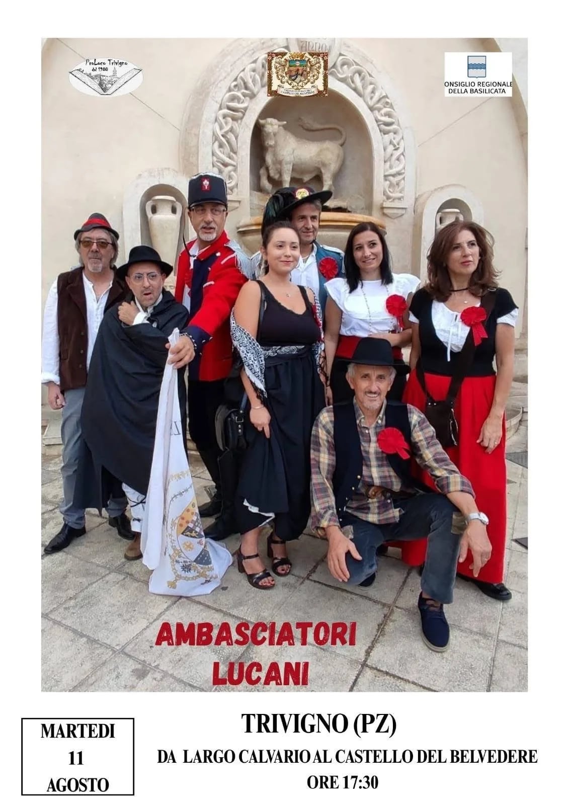 Locandina Ambasciatori Lucani 2026 a Trivigno (Potenza)