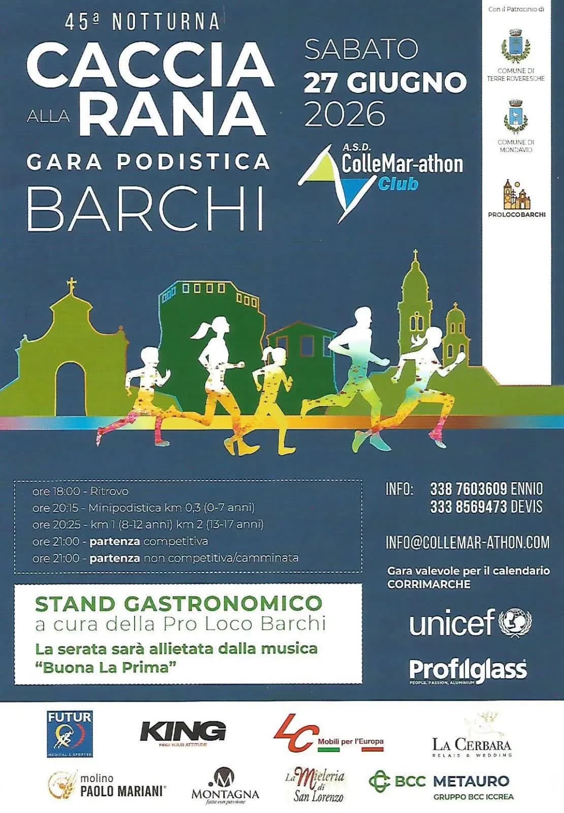 45ª Notturna Caccia alla Rana 2026