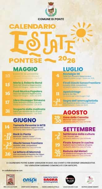 Estate Pontese 2026 — Finale Amore in cucina