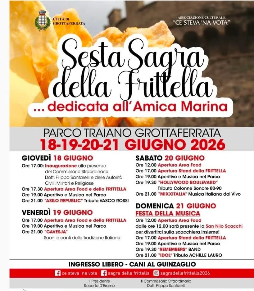 Sesta Sagra della Frittella 2026
