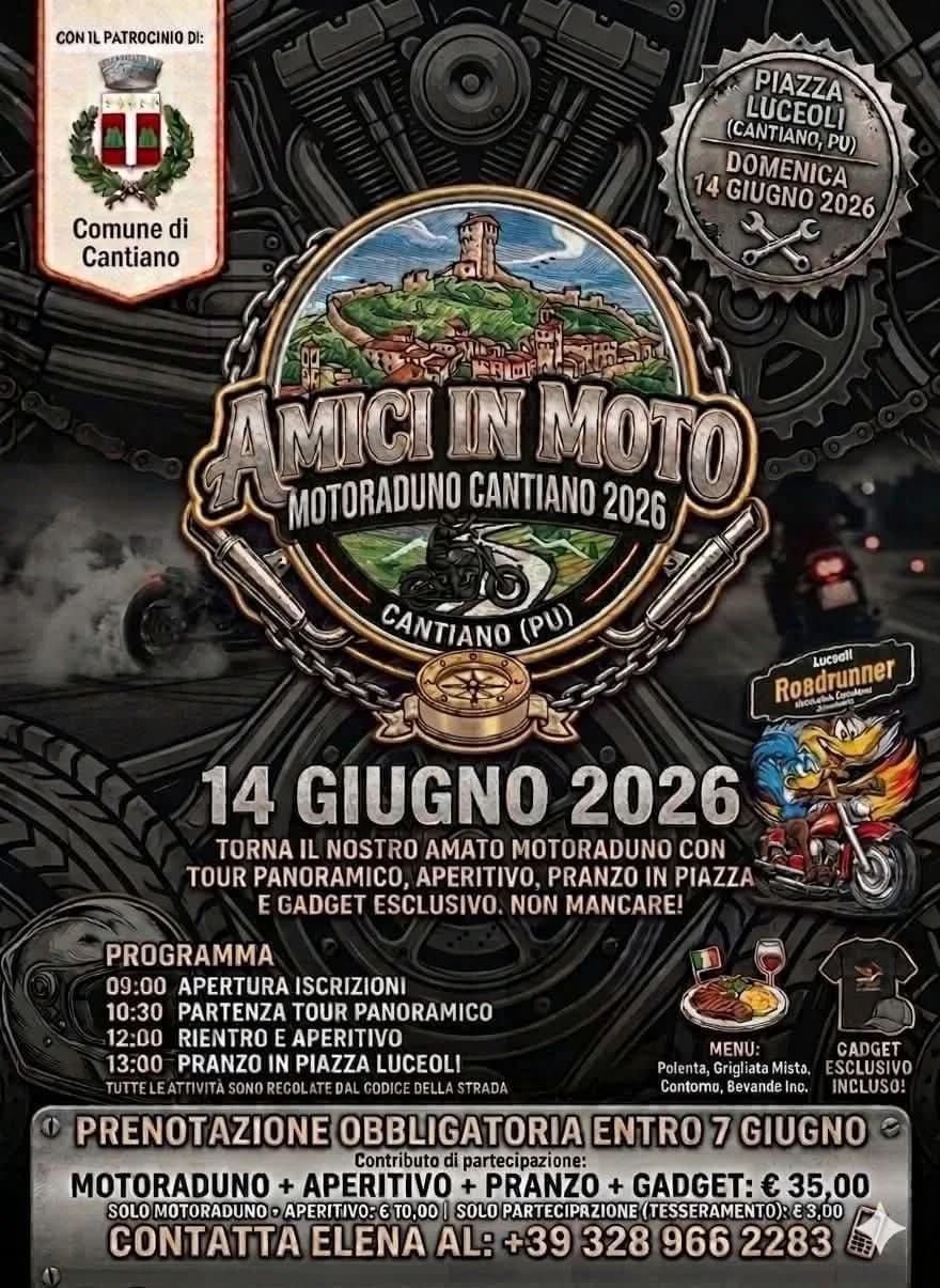 Motoraduno Cantiano 2026