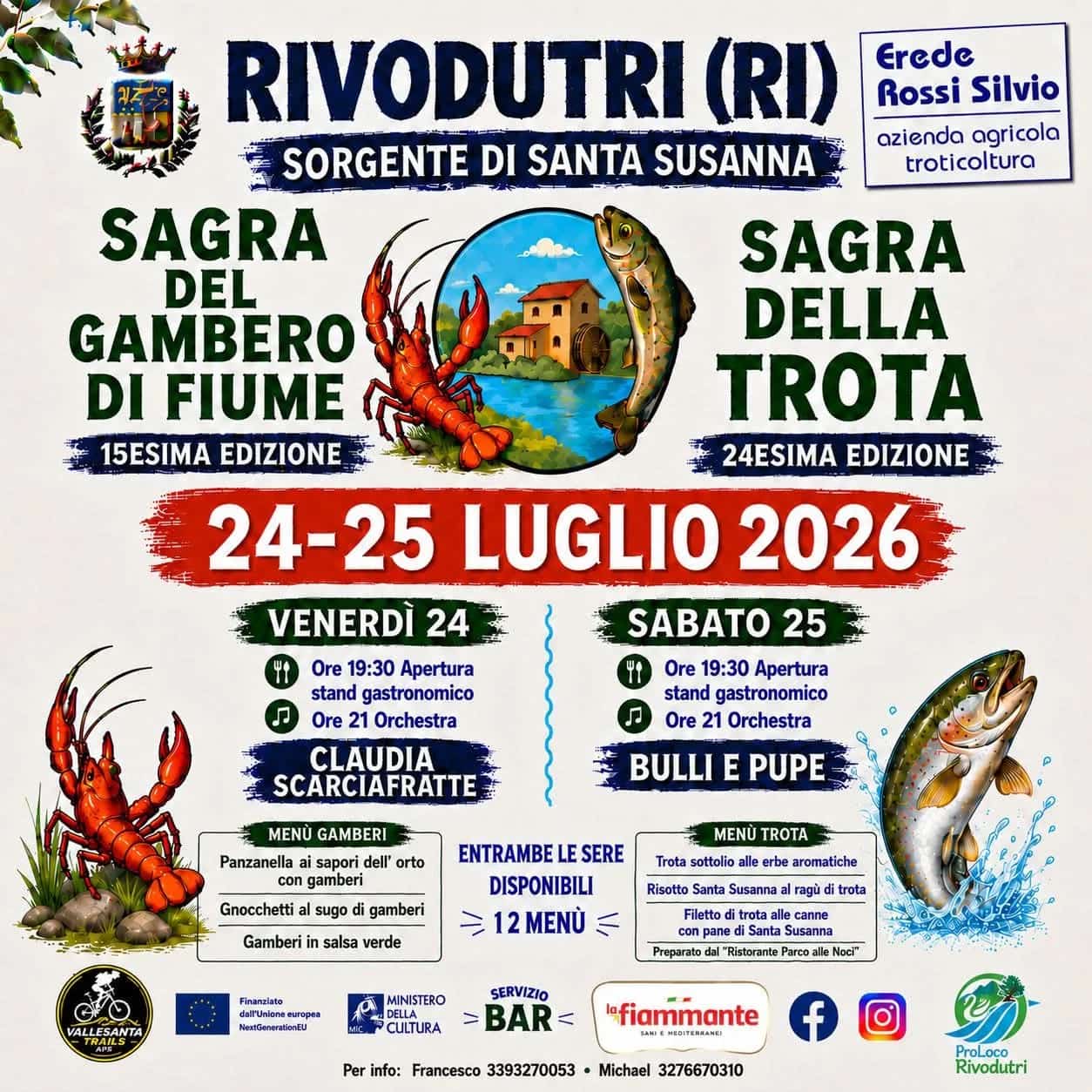 15ª Sagra del Gambero di Fiume 2026