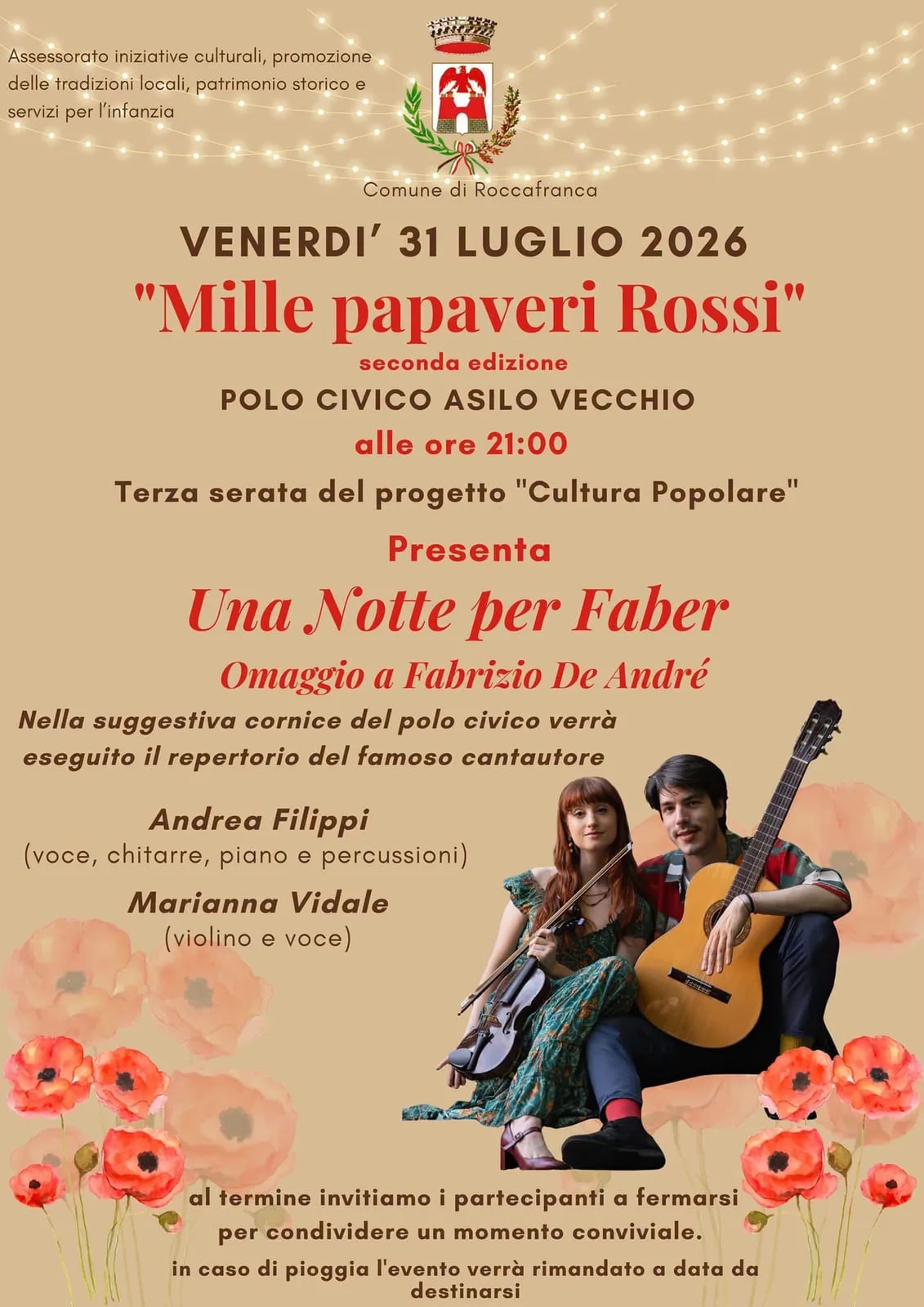 2ª Edizione Mille papaveri Rossi 2026