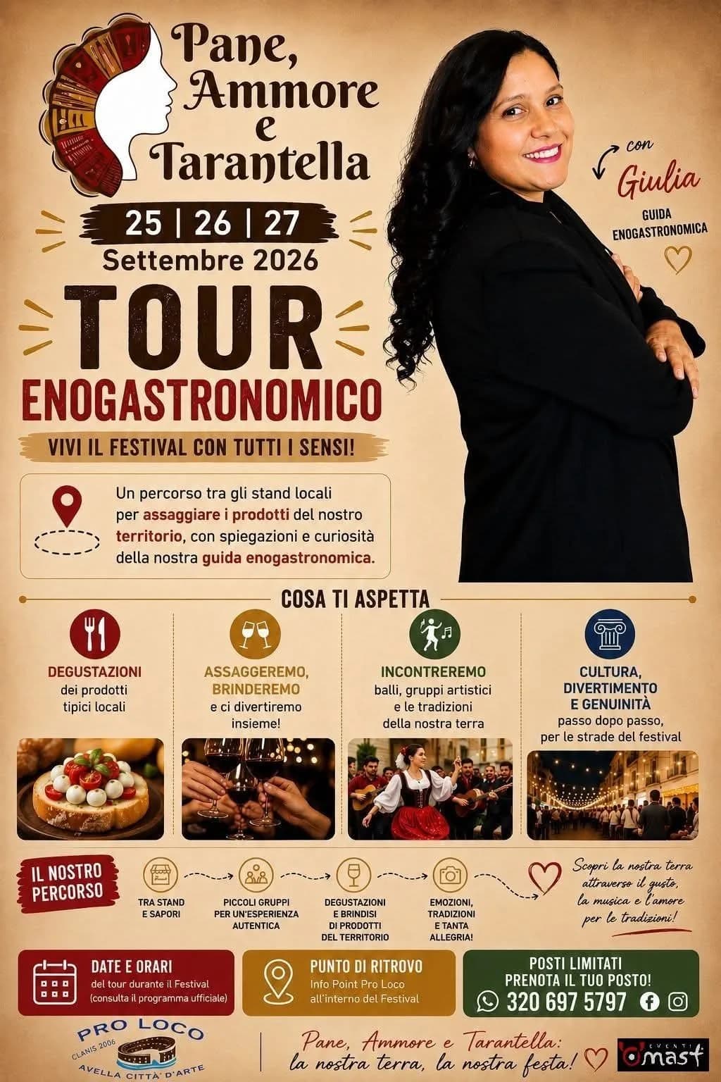 Pane, Ammore e Tarantella Tour Enogastronomico 2026