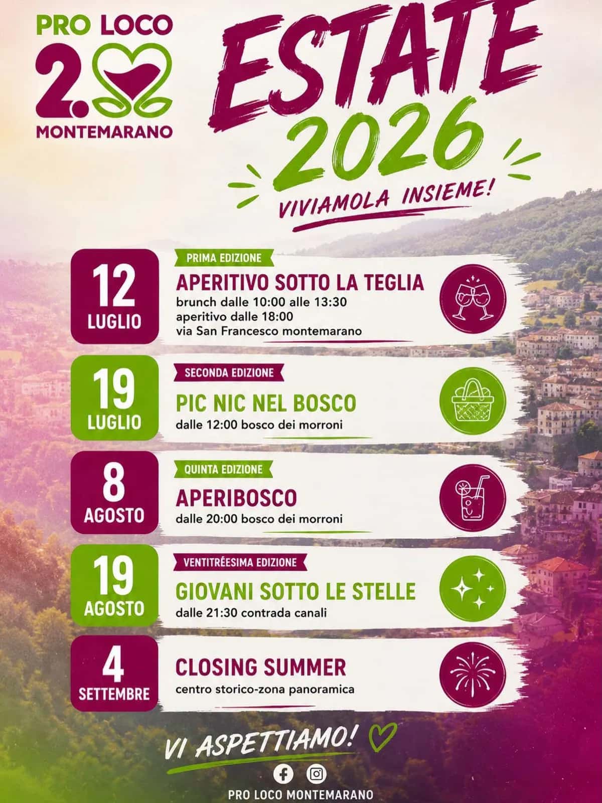 Giovani Sotto le Stelle — 23ª Ed. 2026