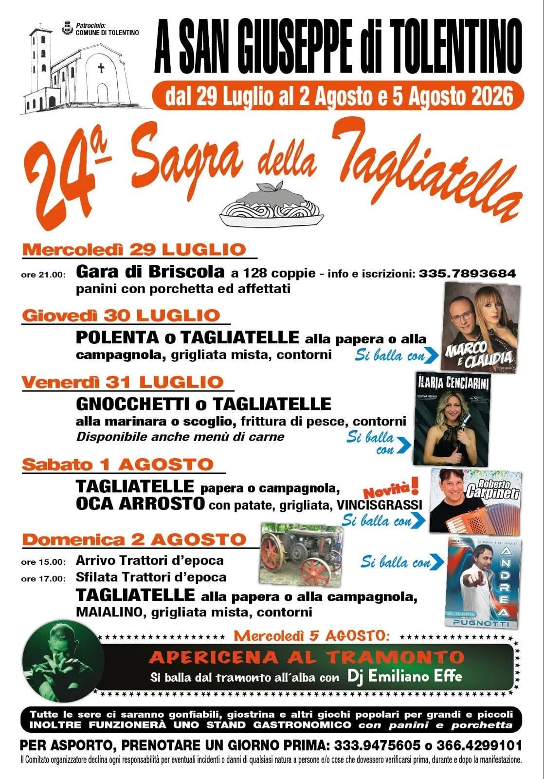 24ª Sagra della Tagliatella 2026