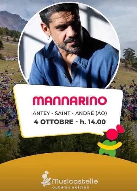 Locandina Mannarino ad Antey-Saint-André 2026 a Antey-Saint-André (Aosta)