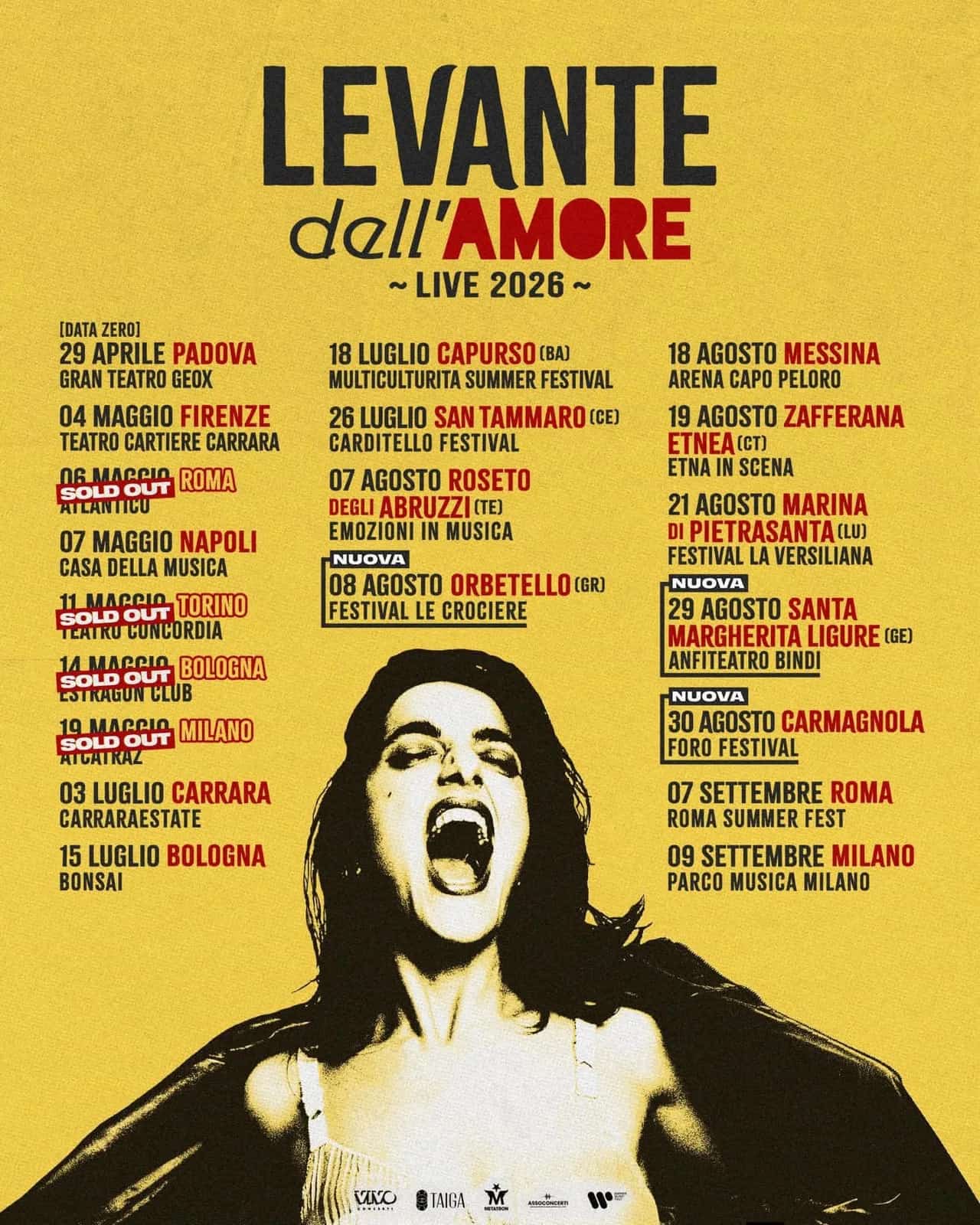LeVant dell'Amore - Live 2026 - Firenze