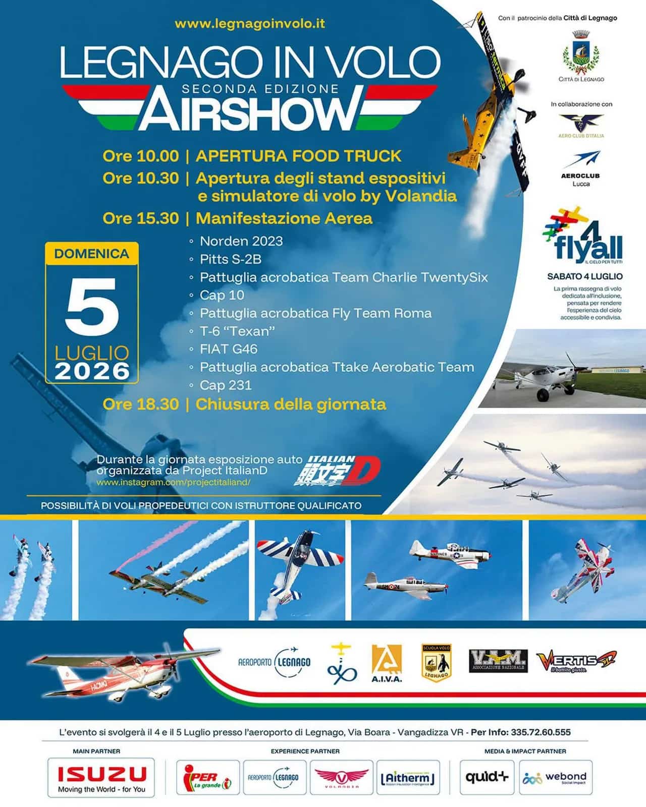 Legnago in Volo Airshow — 2ª ed. 2026