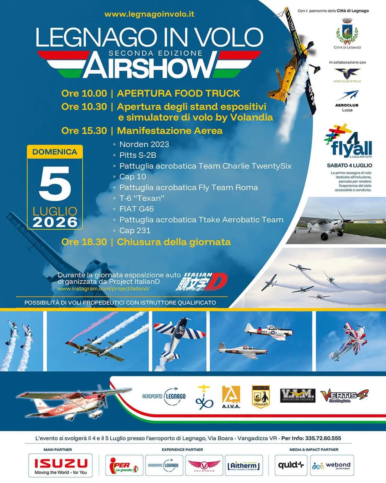 Legnago in Volo Airshow — 2ª ed. 2026