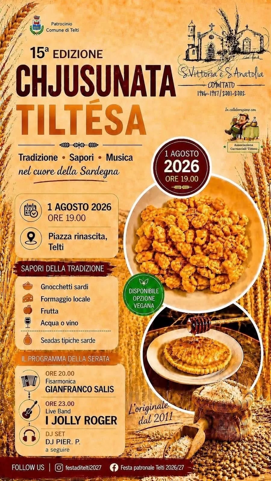 15ª Chjusunata Tiltésa 2026