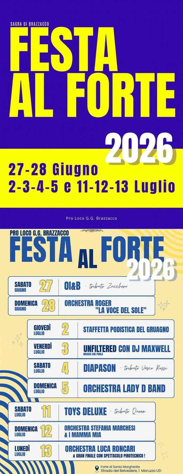 Festa al Forte 2026