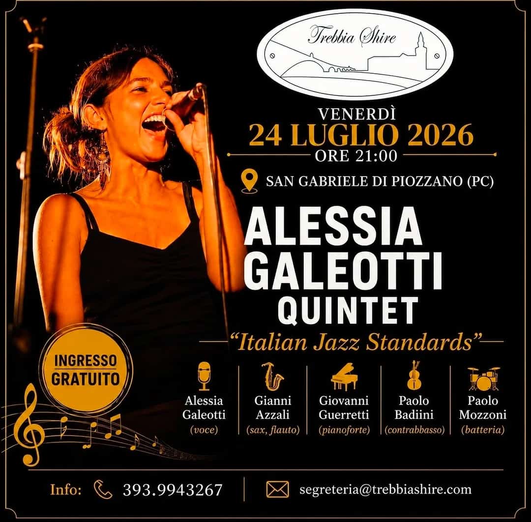 Trebbia Shire 2026: Alessia Galeotti Quintet