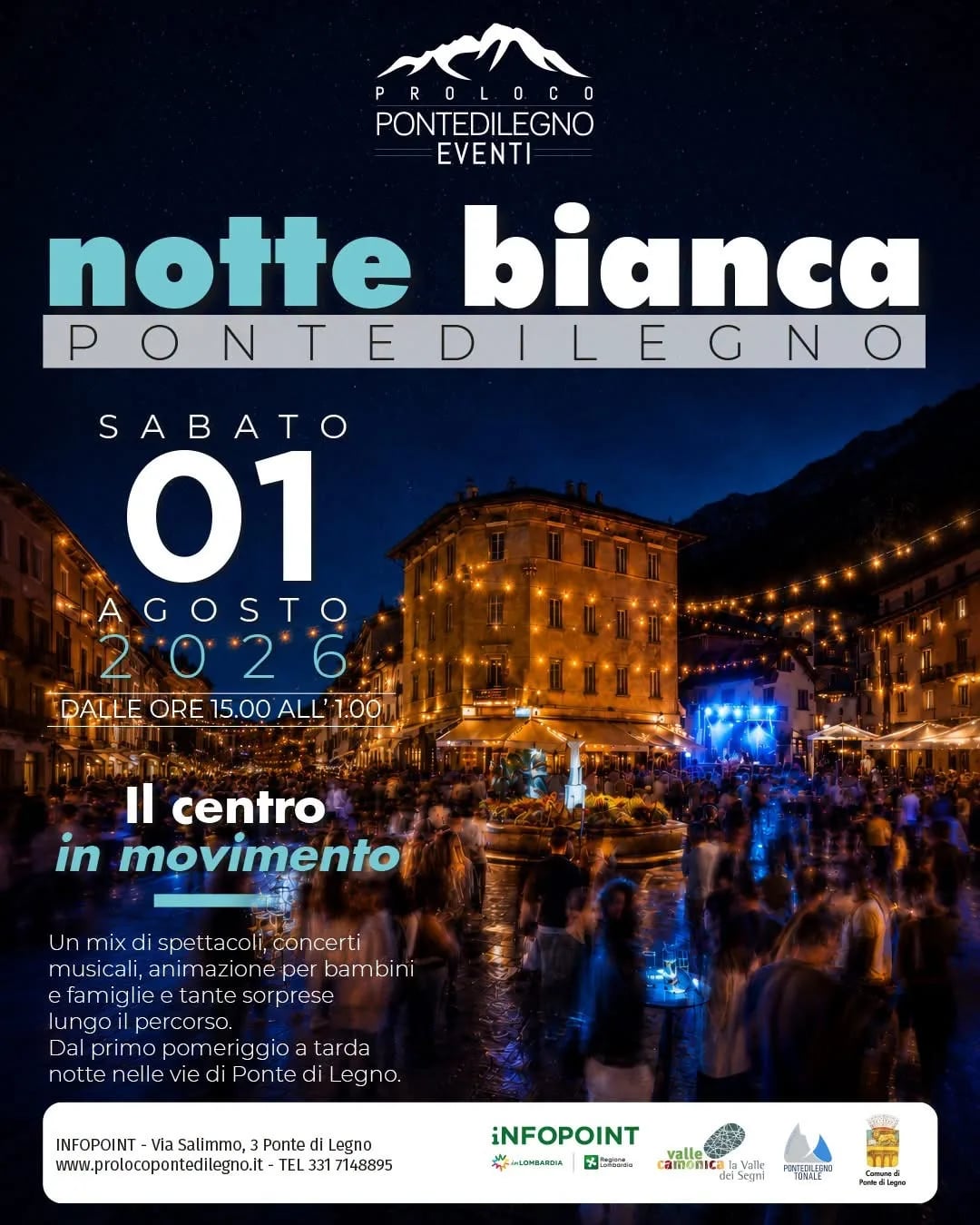 Notte Bianca Ponte di Legno 2026