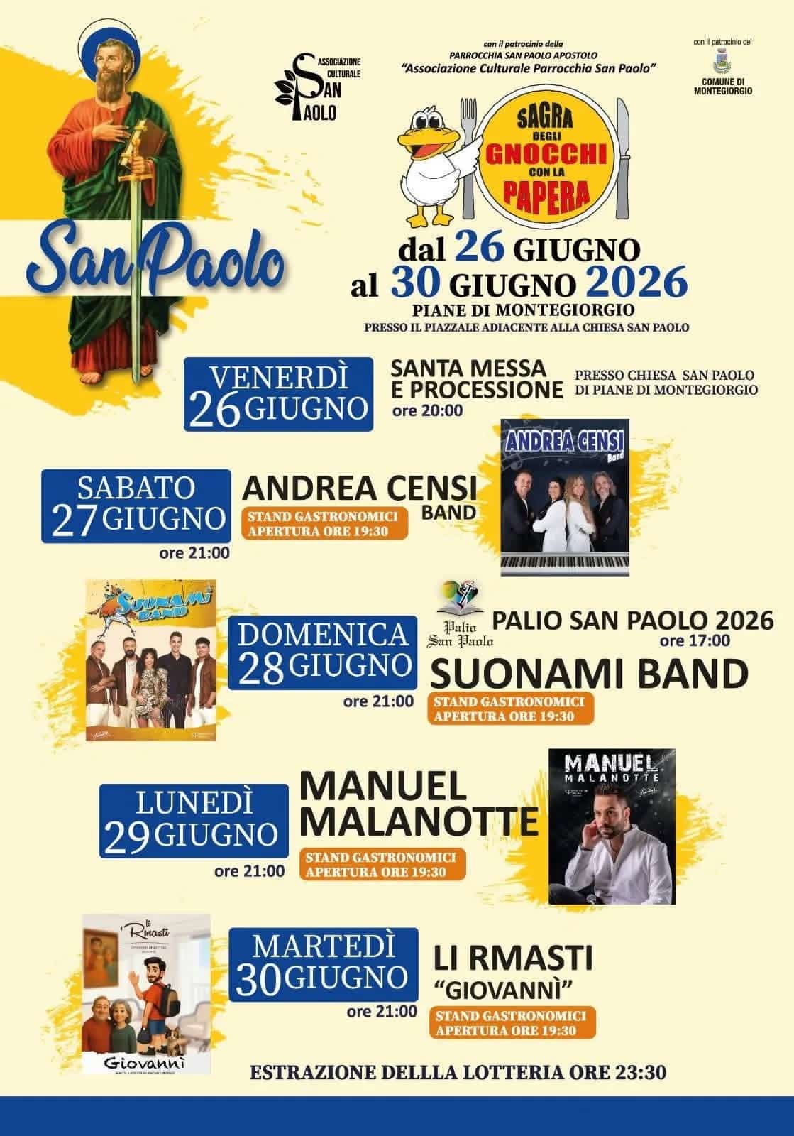Sagra degli Gnocchi con la Papera 2026