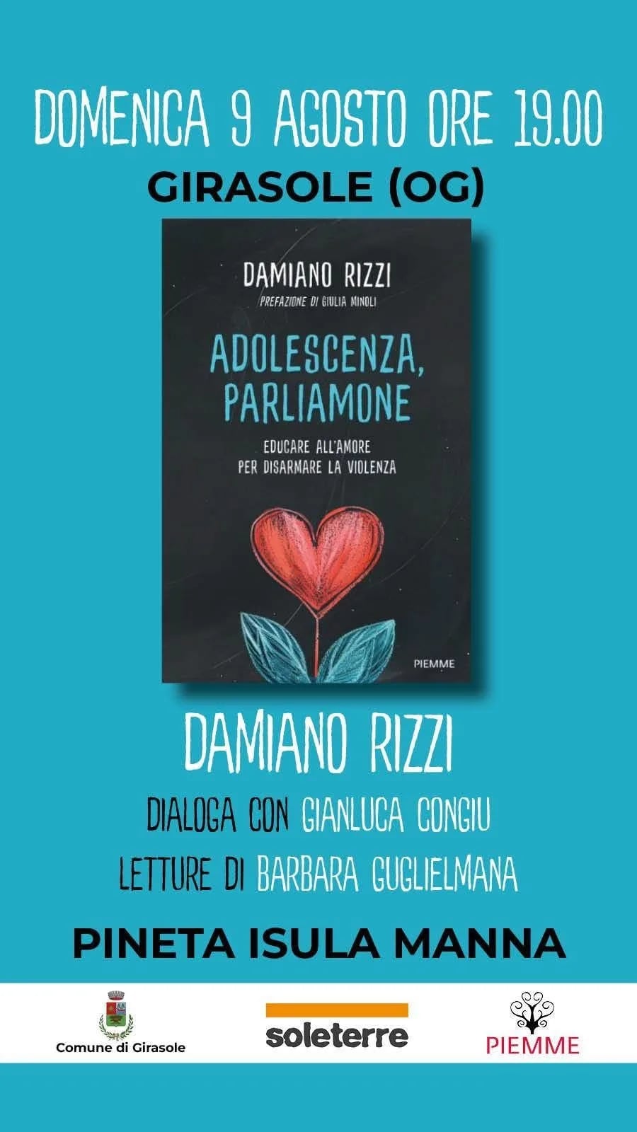 Locandina Adolescenza, Parliamone 2026 a Girasole (Nuoro)