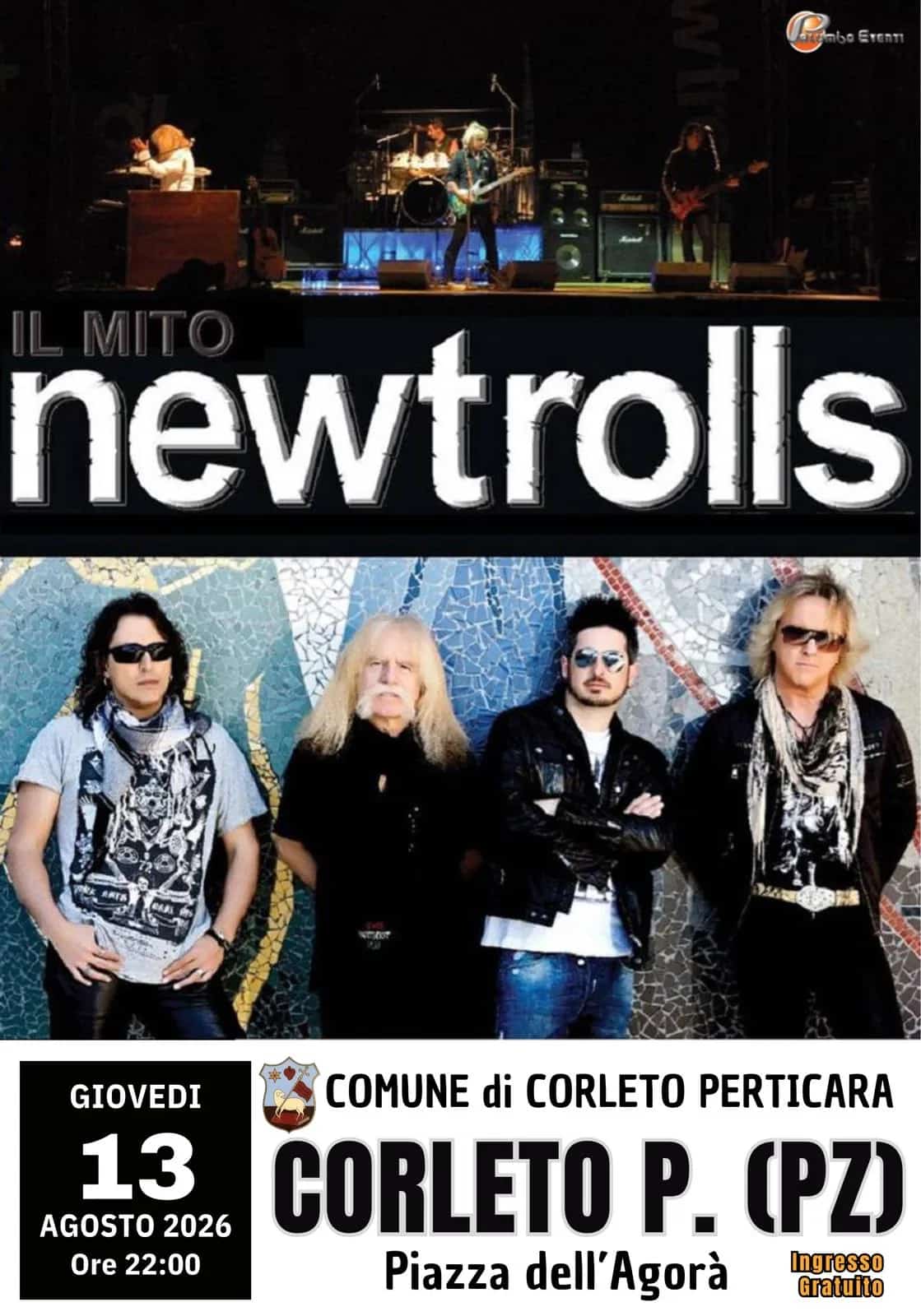 Concerto newtrolls — Corleto Perticara 2026