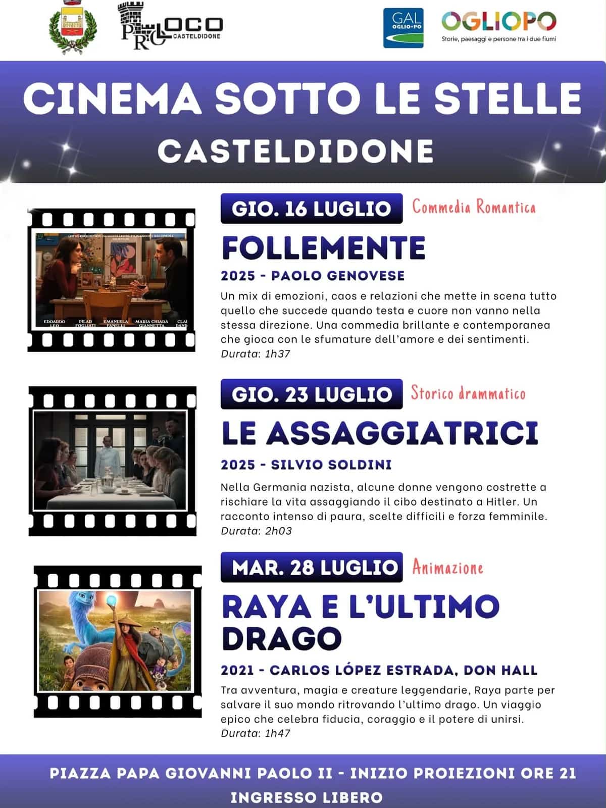 Cinema sotto le stelle Casteldidone 2026