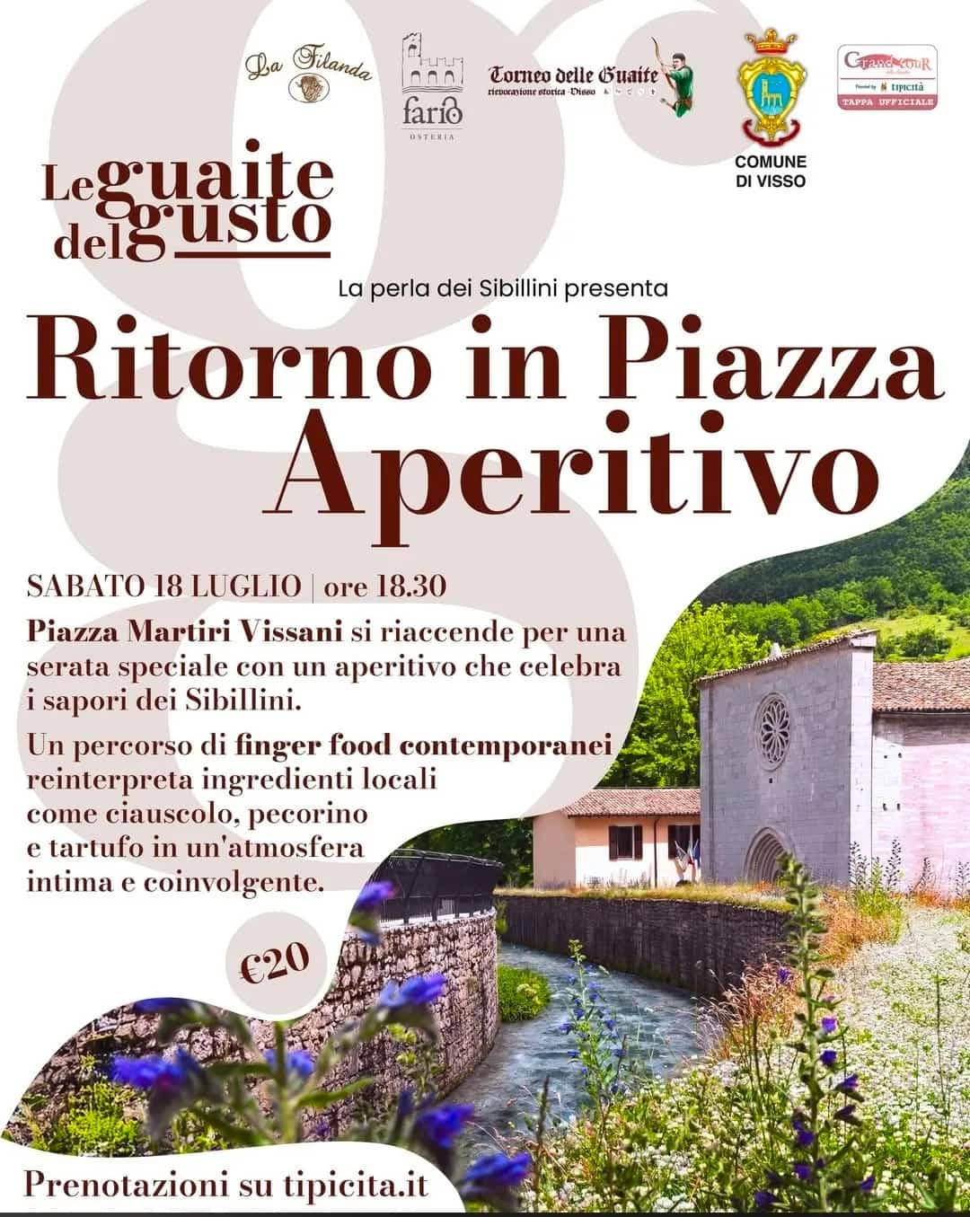 Ritorno in Piazza Aperitivo 2026
