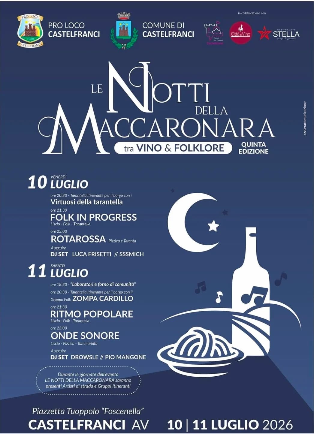 Le Notti della Maccaronara — Quinta Edizione 2026