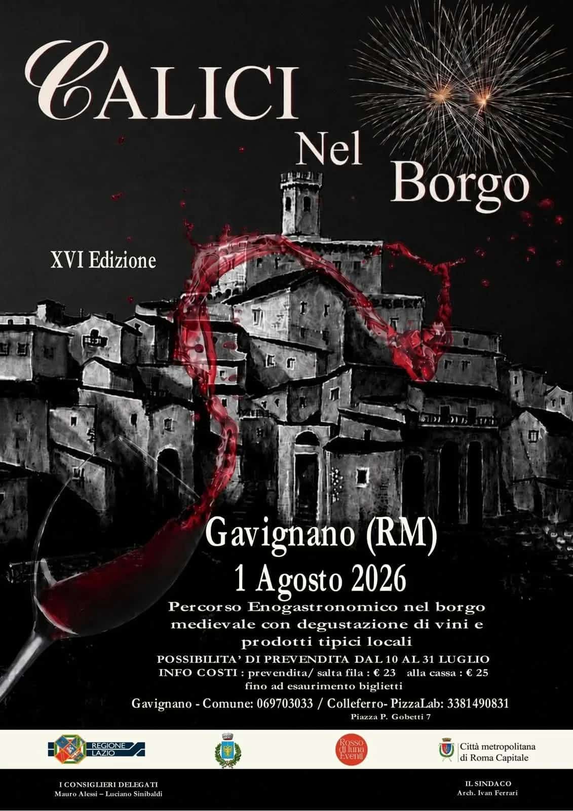 Calici nel Borgo — 16ª Edizione 2026