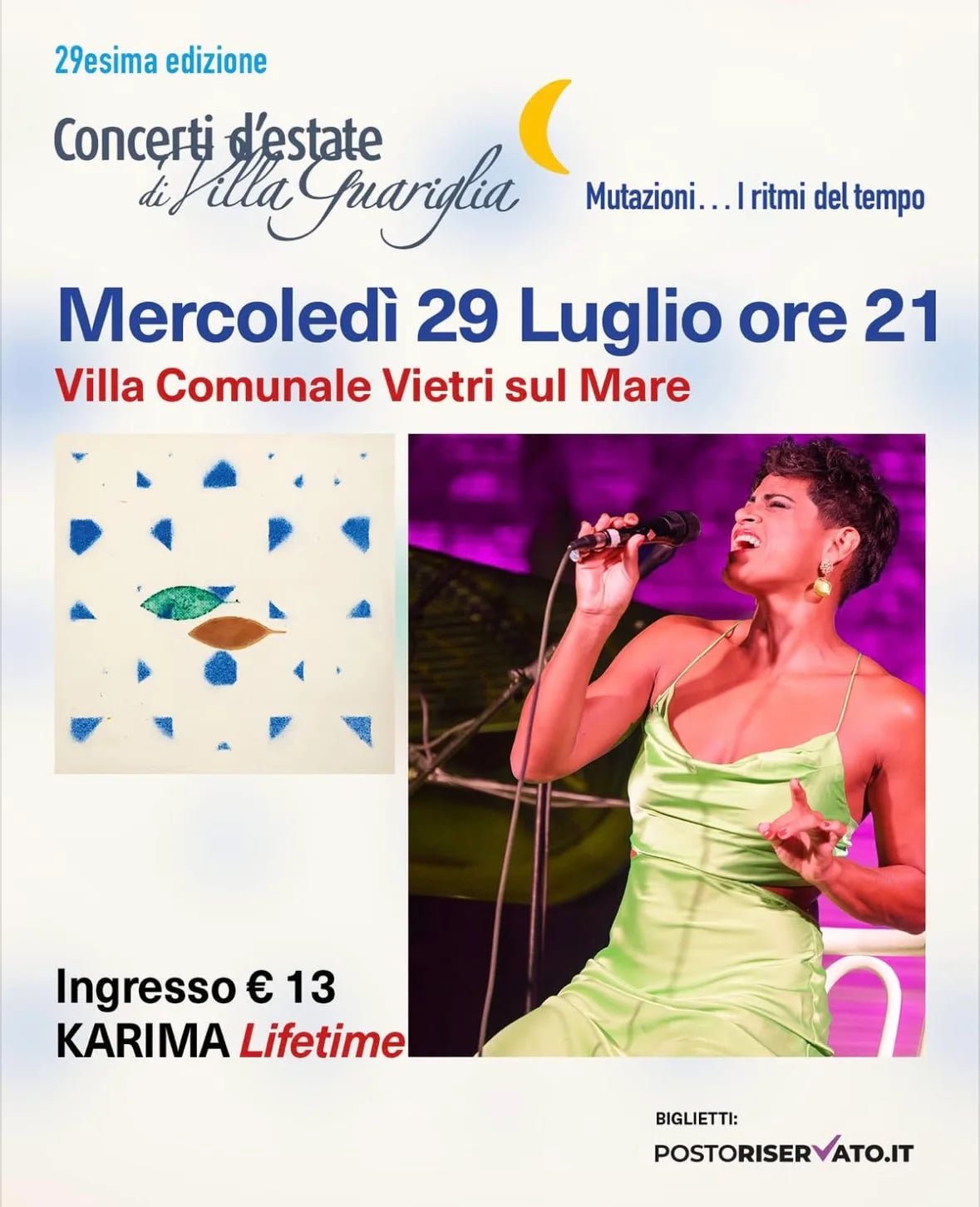 29esima edizione Concerti d'estate di Villa Guariglia 2026