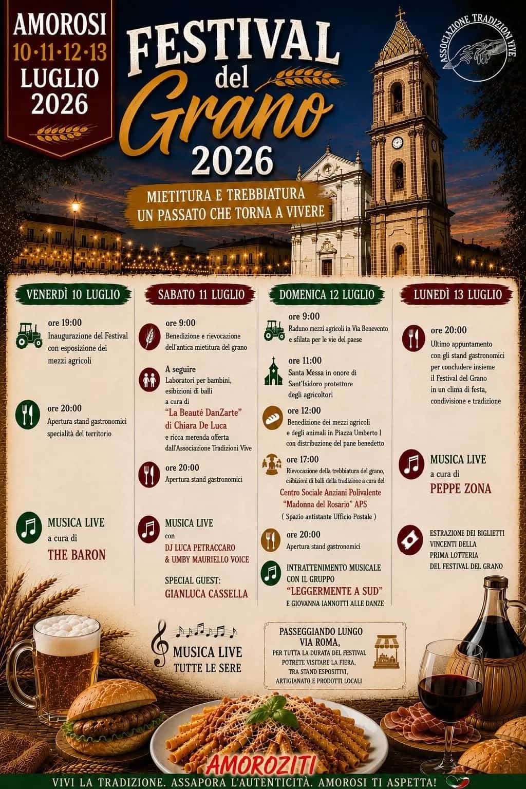 Festival del Grano 2026 ad Amorosi