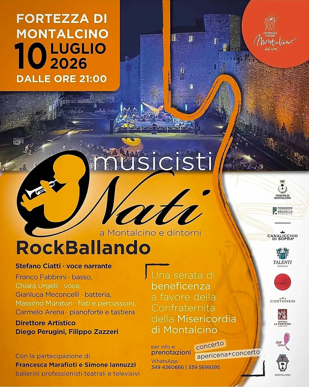 Fortezza di Montalcino 10 Luglio 2026