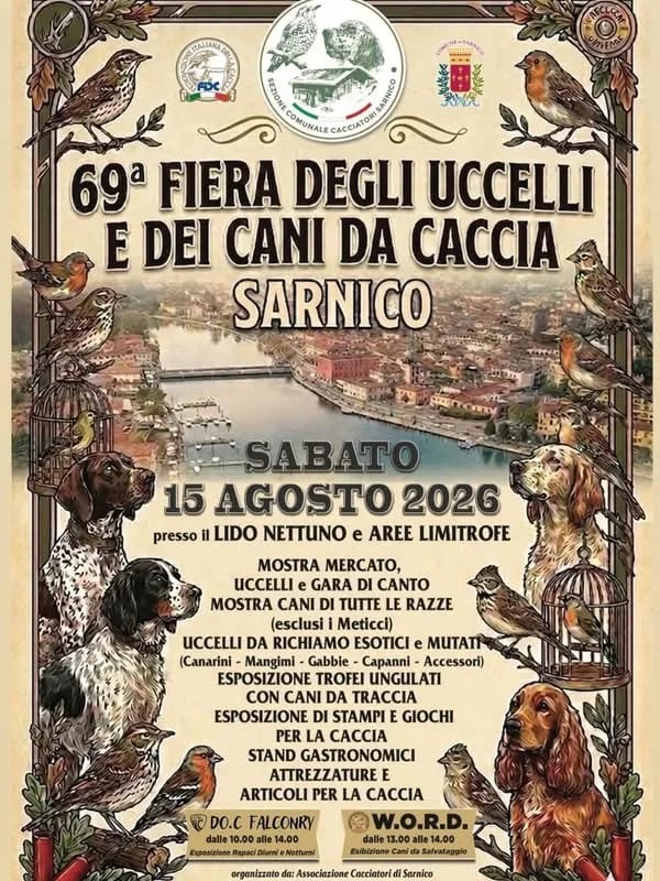 69ª Fiera degli Uccelli e dei Cani da Caccia 2026