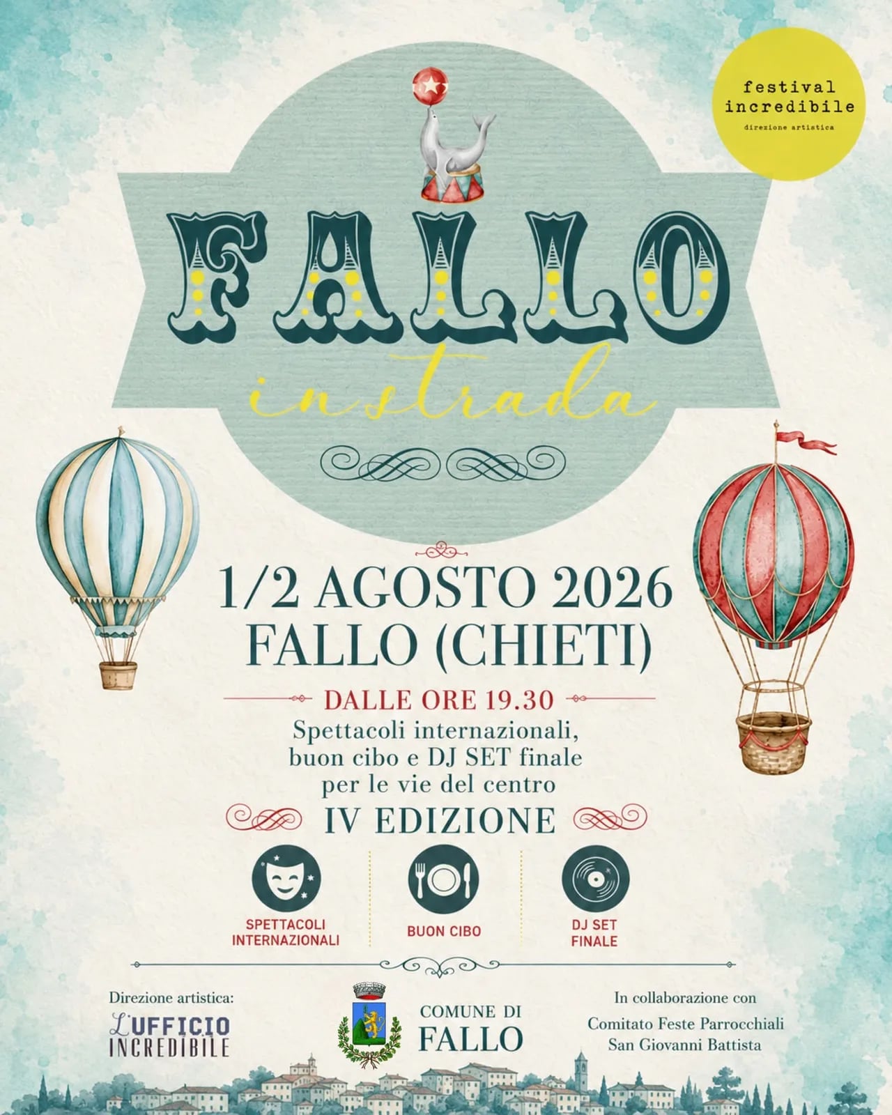 Locandina 4ª Edizione Fallo instrada 2026 a Fallo (Chieti)