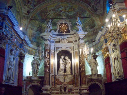 Oratorio della Visitazione accanto alla Porta della Pena a Ceriana