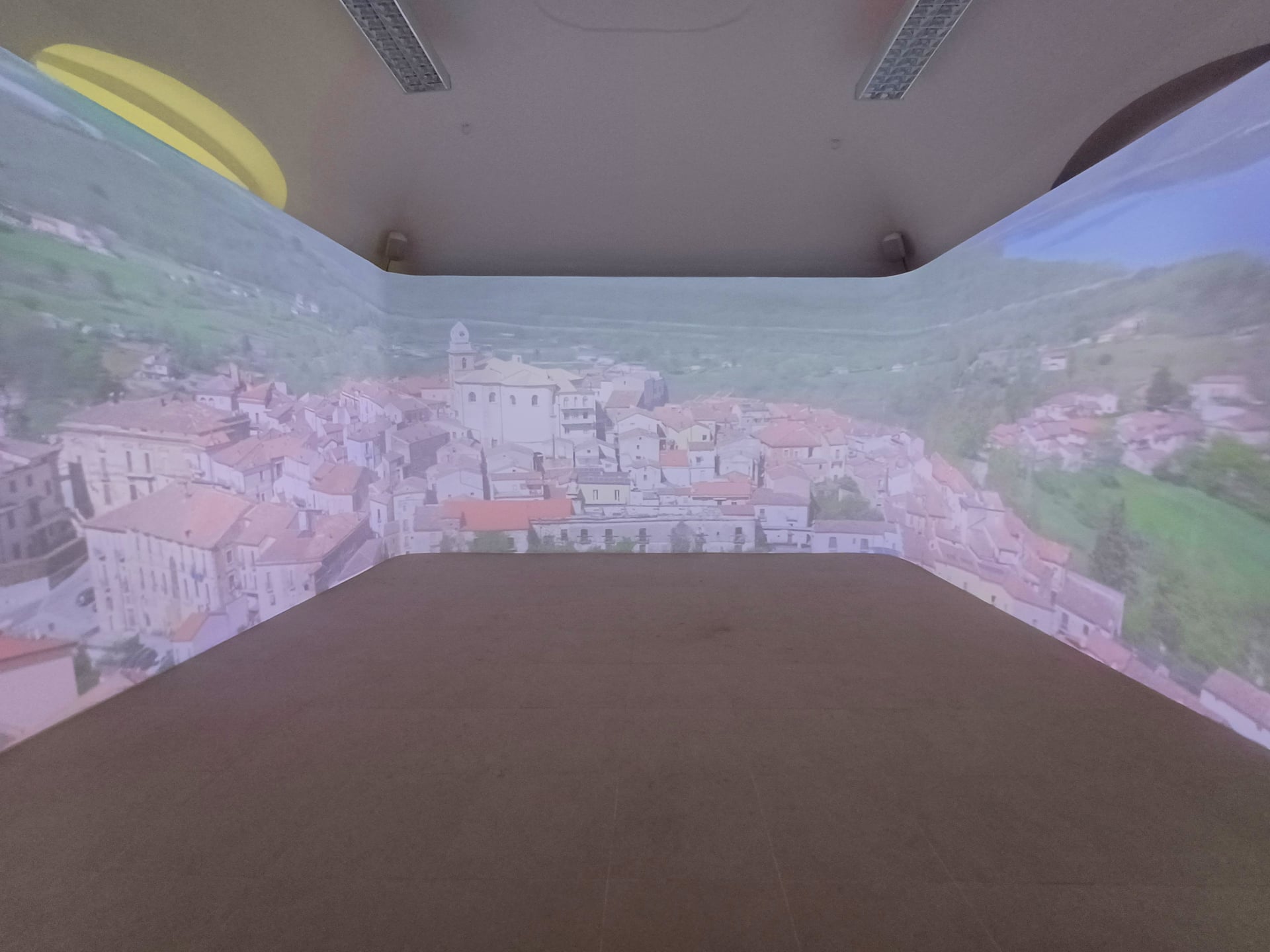 Sala immersiva del Museo del Lago a Montemurro